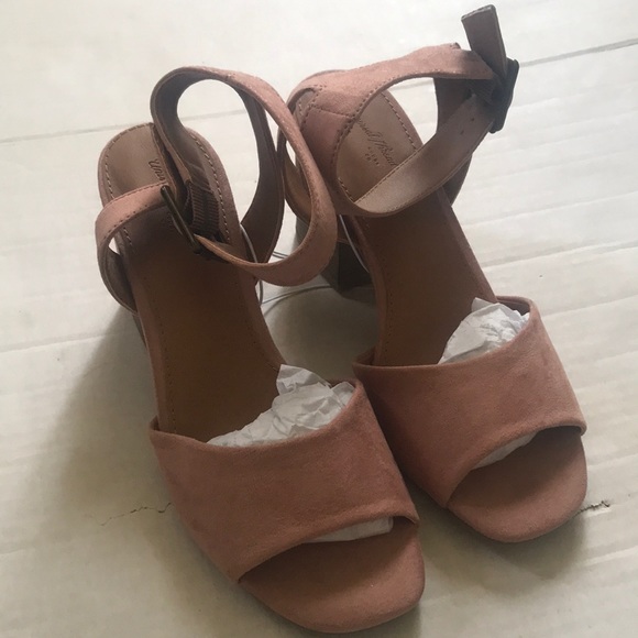 NWT Universal thread Megan blush wedge sandals - Picture 4 of 8